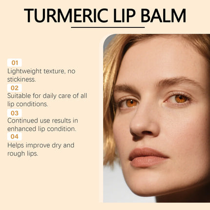 Collagen Moisturizing Lipstick Lasting Hydrate Prevent Dry Reduce Roughness Improving Gloss Enhance Turmeric Root Lip Plump Balm