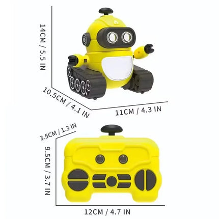 2.4G Remote Control Robot Dance Move Programable Colorful LED Lights Music Song Play Play Smart Robot Toys Kids Gift Christmas