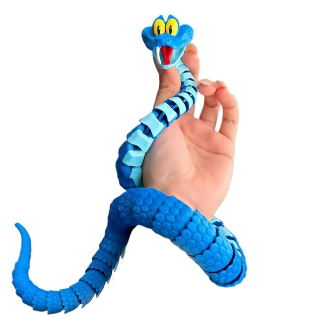 New Gary Snake: Disney Zootopia 2 Articulated Simulation Toy Snake, 3d Printed Snake Gary Model Stress Relief Toys Child Gift