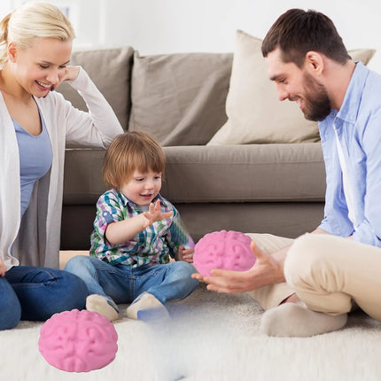 Cute Brain Squishy Stress Ball Funny Squeeze Ornament Party Favor Easter Halloween Birthday Festival Gift