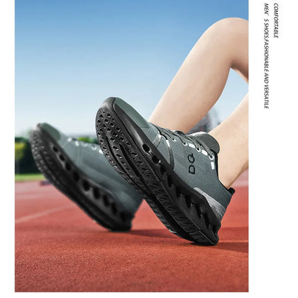 Men's Running Shoes Breathable Lightweight Comfortable Soft Bottom Casual Sports Sneakers Fashionable Shock Absorption