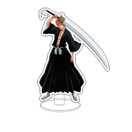 BLEACH Character Standing Sign Anime Figure Kurosaki Ichigo Double-Sided Acrylic Stands Model Desk Decor Props Gift Hot Sale