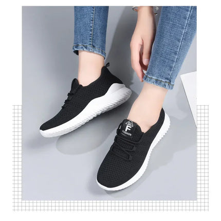 2023 Women's Casual Sneakers Summer Comfortable Breathable Platform Shoes Fashion Women Versatile Lace-up Shoe women's sneakers