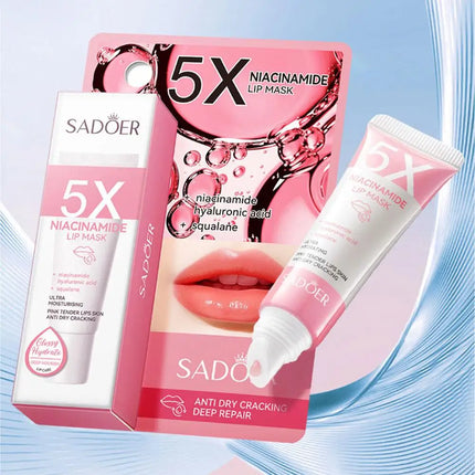 Vitamin C Moisturizing Lip Mask Plump Lips Nourishing Hydrating Lip Balm Lip Plumper Lipstick for Beauty Lips Skin Care
