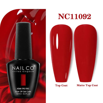 NAILCO 283Colors Gel Nail Polish Top Base Vernis Semi Permanent UV Gel Varnish Nails Art Varnish Hybrid Manicure