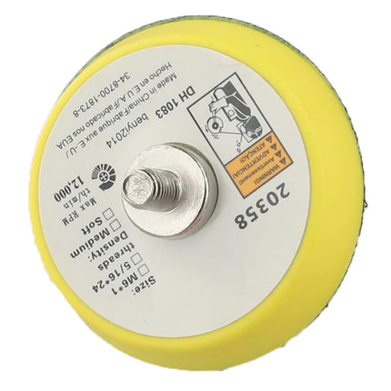 2/3/5 Inch Polishing Sanding Disc M6/M8 Male Thread Backing Pad Sander Polishing Tray For Wood Metal For Grinding Polishing