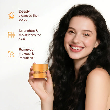 Papaya Enzyme Makeup Remover Cream Gentle Deep Cleansing Pore Dust Facial Cleanser Makeup Remover