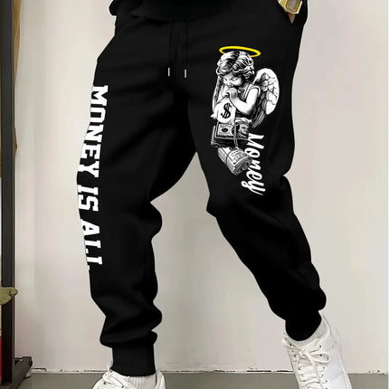 Fashionable And Distinctive Men'S Casual Pants For Everyday Wear，Casual Drawstring Waist Pants，Men'S Versatile Clothing