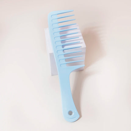 1pc Detangling Comb Professional Handle Cutting Hairdressing Comb Styling Barber Tooth Comb Travel，Special for real hair wigs