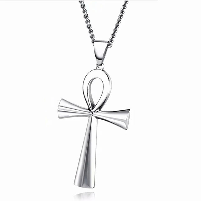 Amulet Pendant Egyptian Ankh Crucifix Necklaces Pendants  Symbol of Life Cross Necklaces Jewelry Wholesale