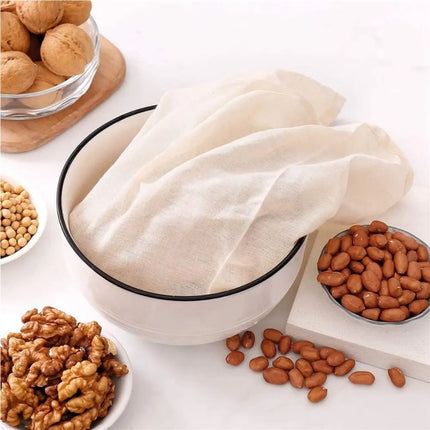 5pcs Reusable Cheese Cloth Cheesecloth Bags for Straining Nut Milk Bags Cold Brew Bags Tea Yogurt Coffee Filter Strainers Bag