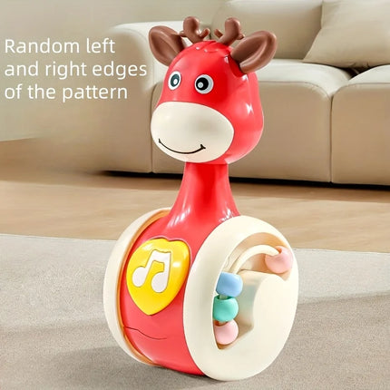 Vibrant Giraffe Swinging Toy for Young - an Engaging Educational Gift for Teens, Ideal for Birthday Celebrations
