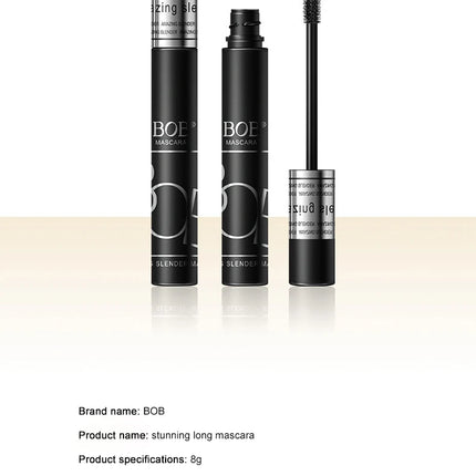 Black Thick eye black Lengthened Waterproof Sweat proof Long Lasting Mascara Setting Cream Party Curly Thick Volume Eyelashes