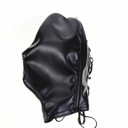 BDSM Puppy Play K9 Bondage Kit Fully enclosed Hood Binding band Mouth Ball Role-Playing Mask