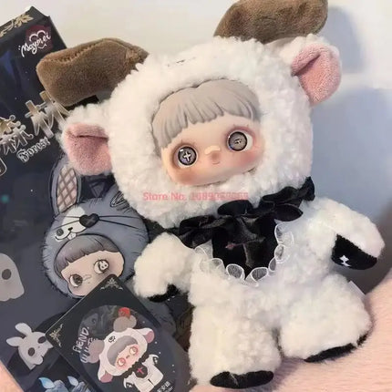 Maymei In Stock Dark Forest Series V2 Blind Box Anime Plush Lamb Doll Mystery Box Cute Action Figure Bag Pendant Halloween Gift