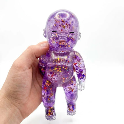 Squishy Babies Glitter Purple Baby Squishy Slow Rising Sugar Swaps Style Stress Relief Fidget Toys Easter Stuffers Party