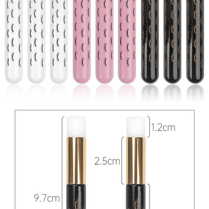 5/20/50pcs Eyelash Cleaning Brush Lash Shampoo Brush for Eyelash Extensions Peel Off Nose Pore Blackhead Remover Makeup Tool