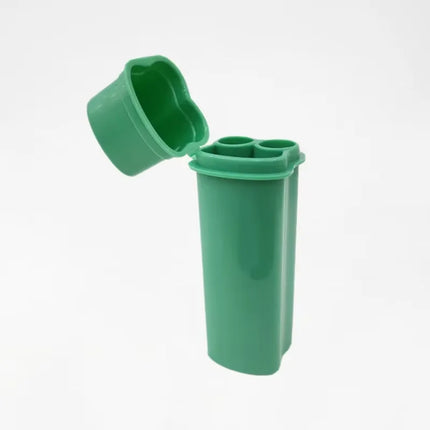 Two Holes Flip-top Cigarette Case Kit Including Lighter for Easy Storage Portable  Around Smoking Compact Smoke Storage