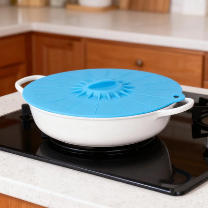 5-Piece Silicone Lids, Heat-Resistant Microwave Splash-Proof Lids, Silicone Pot Lids, Cup Lids, Reusable Silicone Suction Lids for Food Storage, Suitable for Bowls, Cups, Frying Pans, Plates, Pots, Skillets, Stoves, Ovens, Re