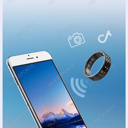 2026 New Sr08 Smart Ring LED Display Screen and Touch, Men Women, Heart Rate Health Monitoring, 5ATM Waterproof Sports Smartring