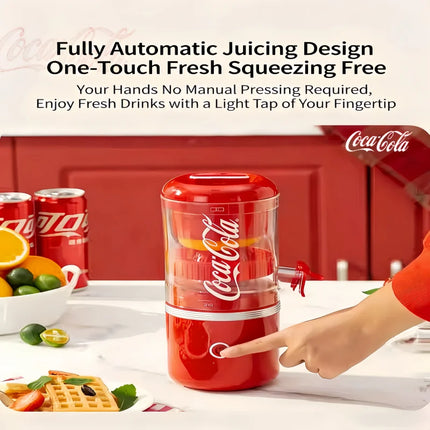 CoCa Cola Portable USB Personal Mini Juicer Cup Multifunctional Electric Travel Juicer Cup Detachable Kitchen Blender