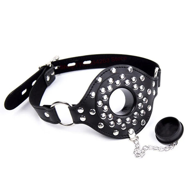 BDSM Fetish Funnel Mouth Gag Bondage Set Slave Oral Fixation Mouth Stuffed Bdsm Adult Game Sex Toys For Women Men For Sexy Toys