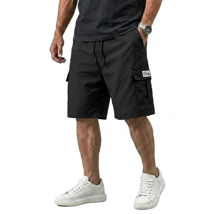 Summer Cargo Short Pants Casual Knee Pants Jogging Gym Man Short Multi-Pocket Work Pants Tactical Shorts Men Bermuda Baggy Pants