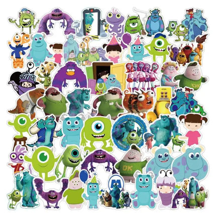 50pcs Disney 3d Graffiti Stickers Mixed Toy Story & Classic Characters Waterproof Decals For Phone Laptop Luggage Diy Kids toy