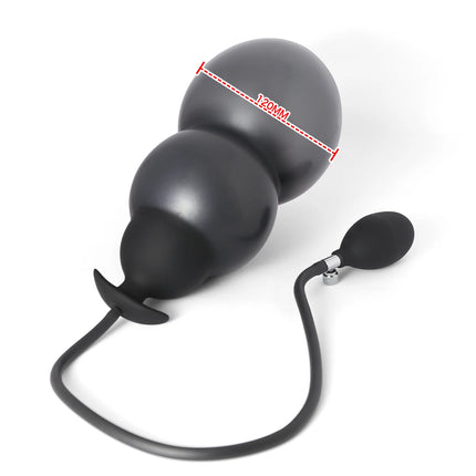 BDSM Inflatable Anal Plug Huge Dildo Pump Expansion Diameter 13cm Expandable Big Butt Plug Prostate Massage Ass Dilator Sex Toys