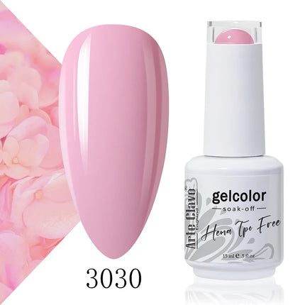 Arte Clavo Colourful Gel Nail Polish Nail Art Gel Varnishes Macaron Color Nail Semi Permanant Soak Off LED UV Gel Nail Varnishes
