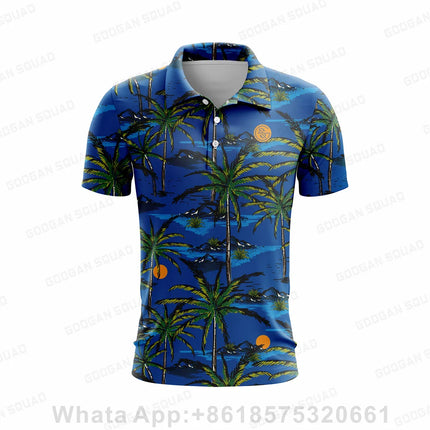 Summer Kids Golf Polo Shirts Outdoor Sports Polo Shirt Short Sleeve Quick Dry Team T-shirt Boys Breathable Golf T-shirt Clothing