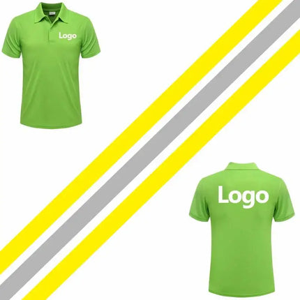 Summer Causal Polo Shirt Custom Logo Printed Text Picture Brand Embroidery Personal Design Breathable Men And Womentops