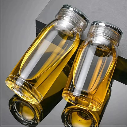 Borosilicate Anti-crack Glass Tea Cup Large Capacity Transparent Thickened Glass Tea Water Bottle High Borosilicate Glass Cup