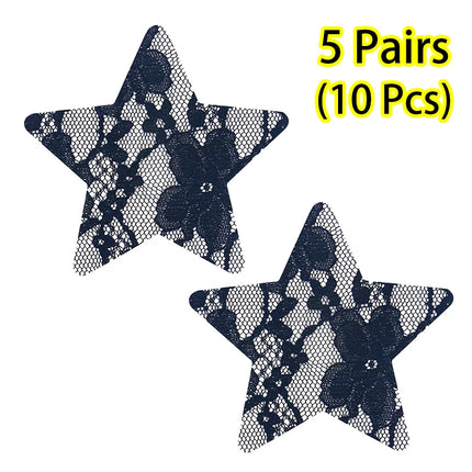 Women Self-Adhesive Disposable Lace Nipple Cover Breast Pasties Stickers For Strapless Clothes Sex Toys Flirtation Accessories