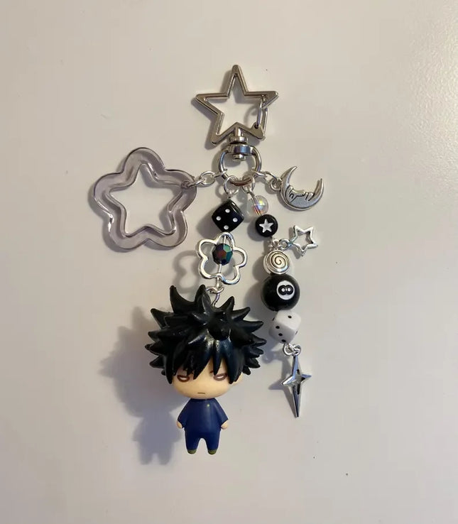 Handmade JJK Figurine Keychains y2k Bag charm Unique Anime Accessory