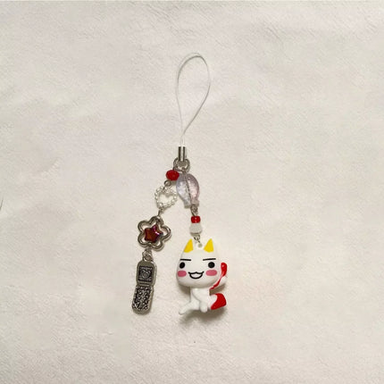 Toro Inoue charms cute Keychains|Cute Cat Bag Charm|Handmade Animal Keychain | Gift For Her