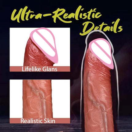 Reusable Penis Sleeve with Cock Ring Sex Toy Penis Extender Penis Enlarger Penis Pump Enlargement Adult Sex Toys for Men Couples