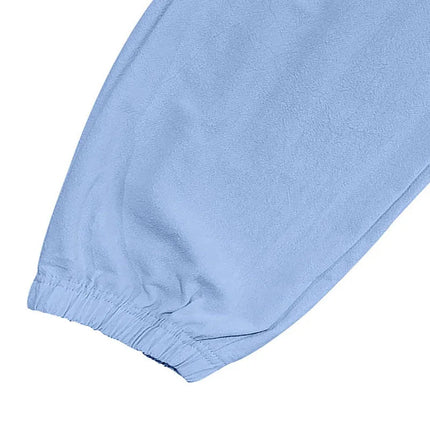 Men's Cotton Linen Blend Cargo Jogger Pants, Elastic Waist Drawstring Trousers with Side Pockets for Summer Casual Daily Outdoor