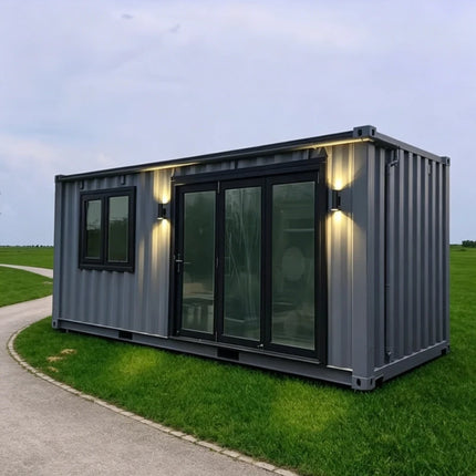 Customized Shipping Container House 40FT Luxury Expandable Modular Home With Complete Bathroom & Kitchen