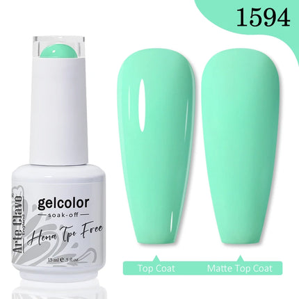 Arte Clavo Hema Free TPO Free Nail Gel Polish Nail Supplies Vernis Semi Permanent Nail Art Manicure Soak Off UV Gel Nail Varnish