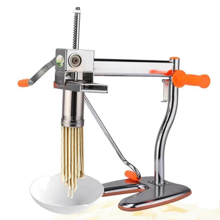 Household Manual Stainless Steel Noodle Pressing Machine Portable Two-axis Moodle Making Machine Manual Noodle Press