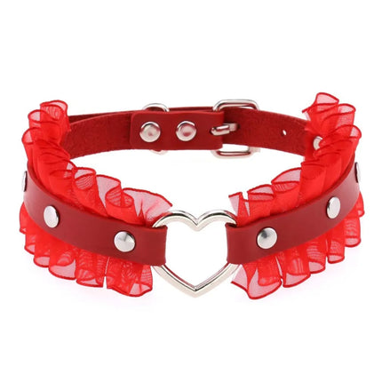 Sex Adult Products SM Sex Toy BDSM Female Leather Eye Mask & Heart Collar Cosplay Adult Mask Game Masquerade Party Face Masks