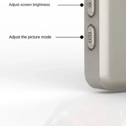 Wireless Monitor Rear Camera Screen Smartphone Selfie Magnetic Screen For Vlog Live Stream Video Recording Outdoor Selfie tool