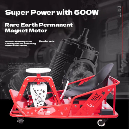 Hot Item Adult Electric Drift Kart - High Power Super Fast Off-Road Non-Fuel Big Toy, Crazy Cart Style