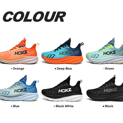 Carbon Plate Air Cushion Running Shoes for Men Soft Chunky Sneakers Women Daily Commuting Shoes Outdoor Casual Walking Shoes