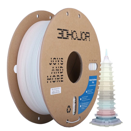 3DHOJOR PLA 3D Printer Filaments 1KG 1.75MM Matte PLA 3D Printing Material Upgraded Matte PLA Filament Multi-Color Filamento PLA
