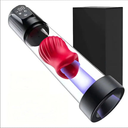 Electric Penis Pump With 5 Suction Modes Automatic Male Masturbator Cup LCD Pumps Penis Enlargement Adult Sex Toys For Men