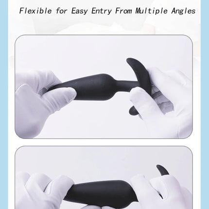 3 Sizes 100% Soft Silicone Adult Plug Butt Plugs Adult Sex Toy for Men Women Gay Unisex Couples Anal Prostate Trainer Massager