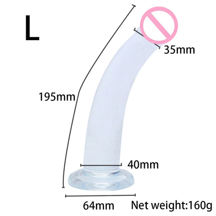 Artificial Dildo Anal Butt Plug Trainer Anal Expansion Training Prostate Vaginal Adult Sex Toy for Women Gays and Lesbians