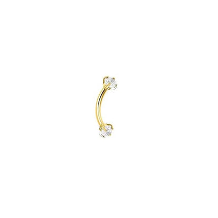1-9PCS Golden Eyebrow Stud Rings Piercing Jewelry Rook Surgical Steel Silvery CZ Tiny Labret Lip Navel Belly Helix Tragus 16G